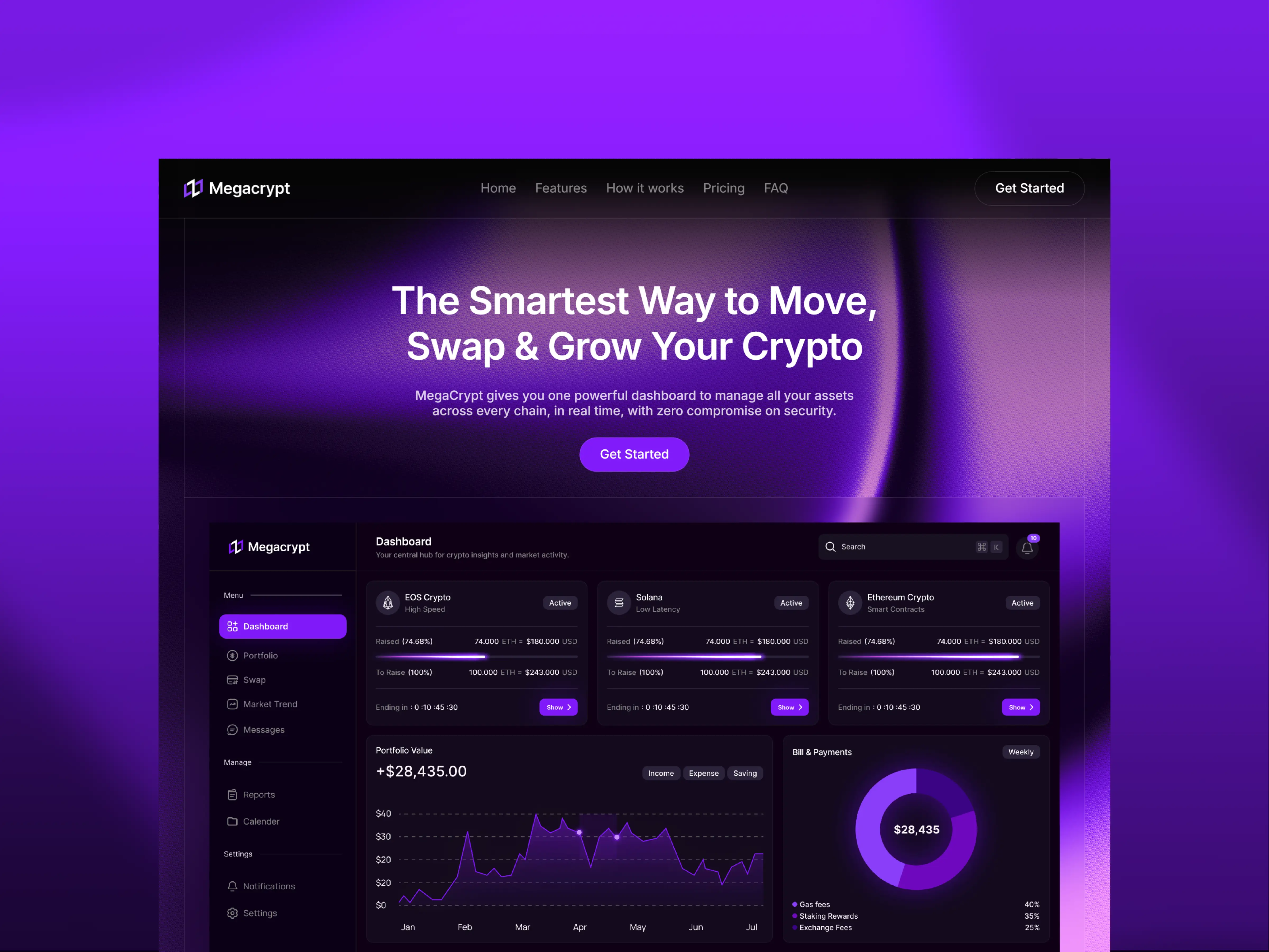 Megacrypt Framer Template Thumbnail 1