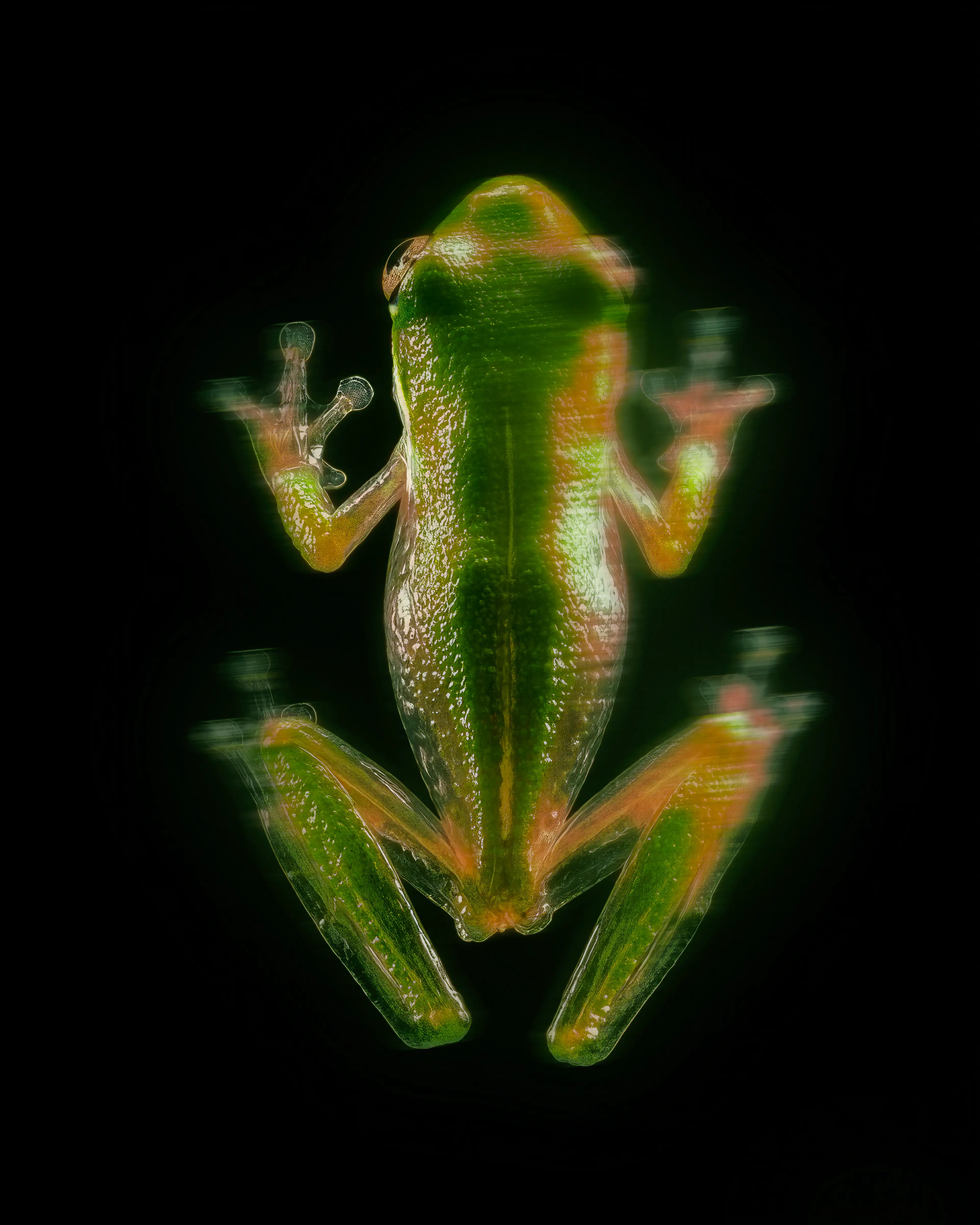 Création visuelle IA — X frog, Magnetic Studio IA 2025