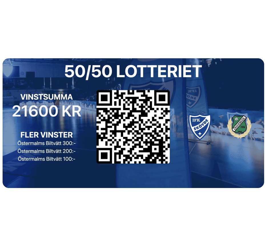 Lotteriet visas på storbildsskärm