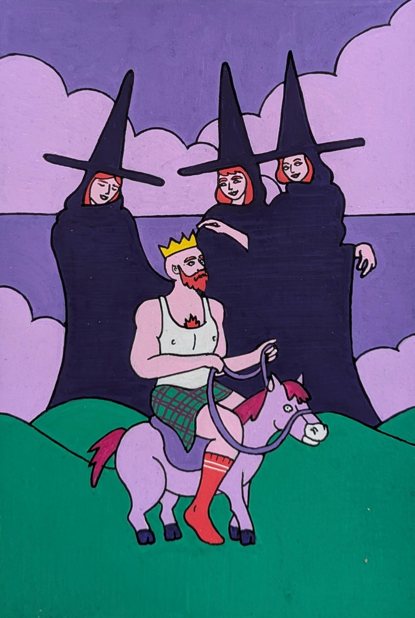 Macbeth et les sorcières max obermarso