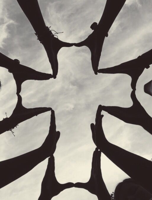 people near man on stage