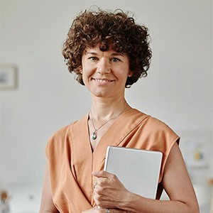 Client testimonial photo