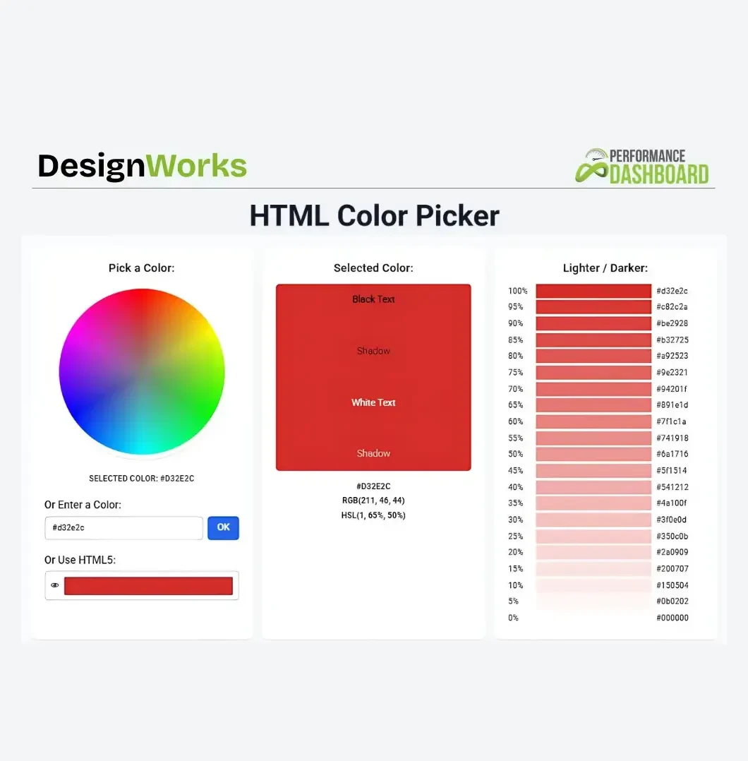 HTML Color Picker