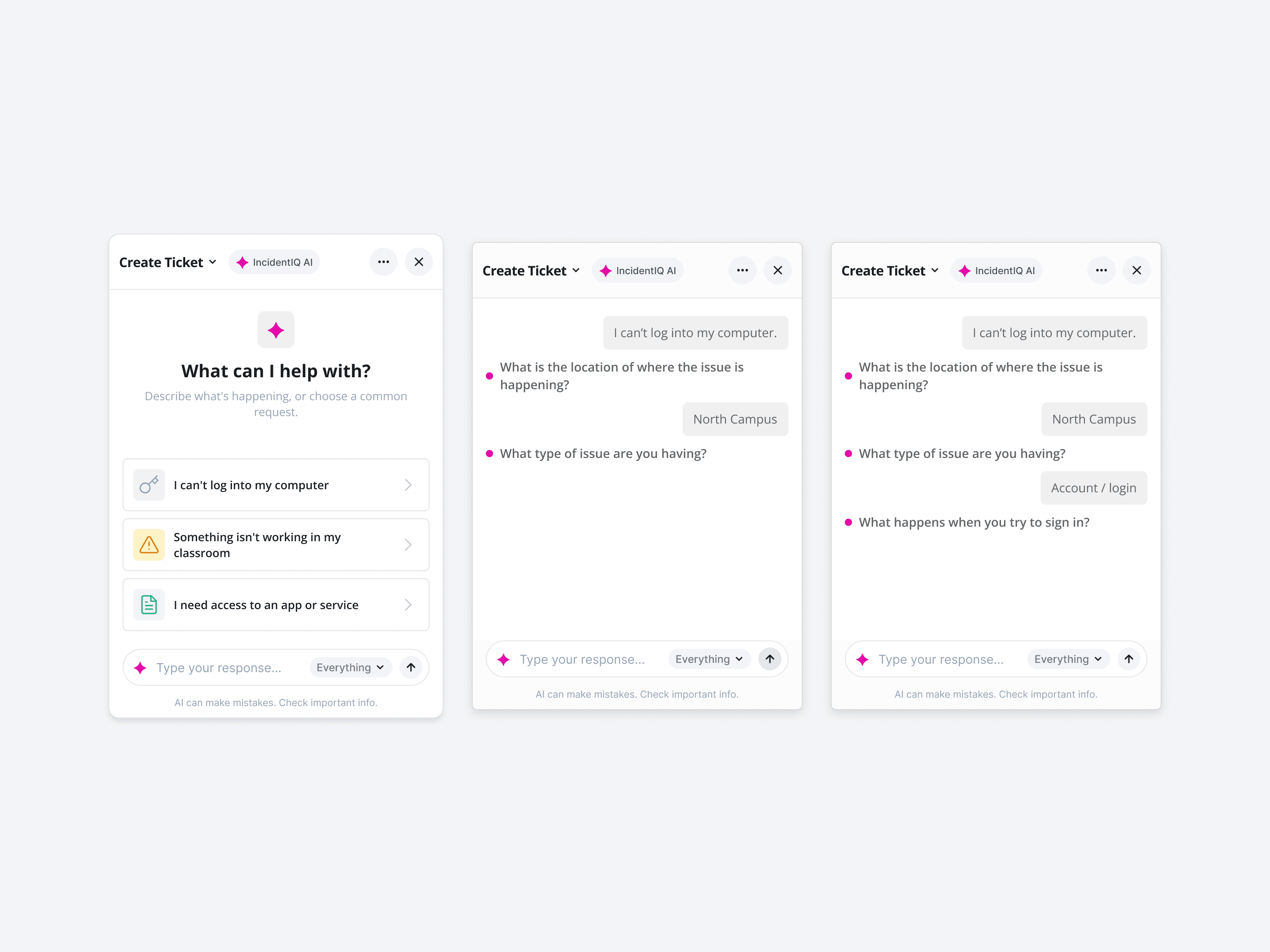 Open Tickets Grid with row selection, bulk actions, filters, and pagination.