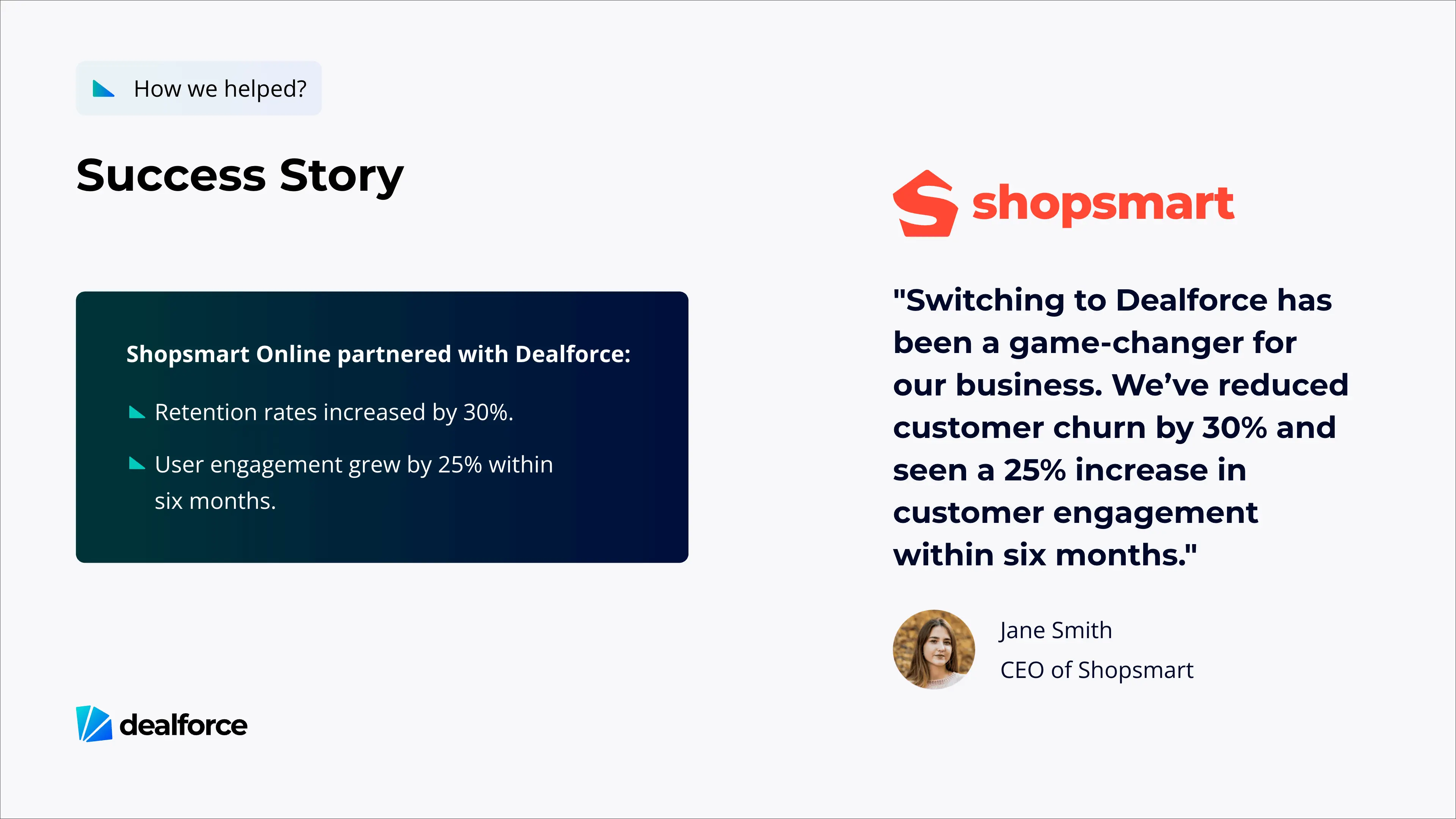 Slide 9: Success Stories & Testimonials