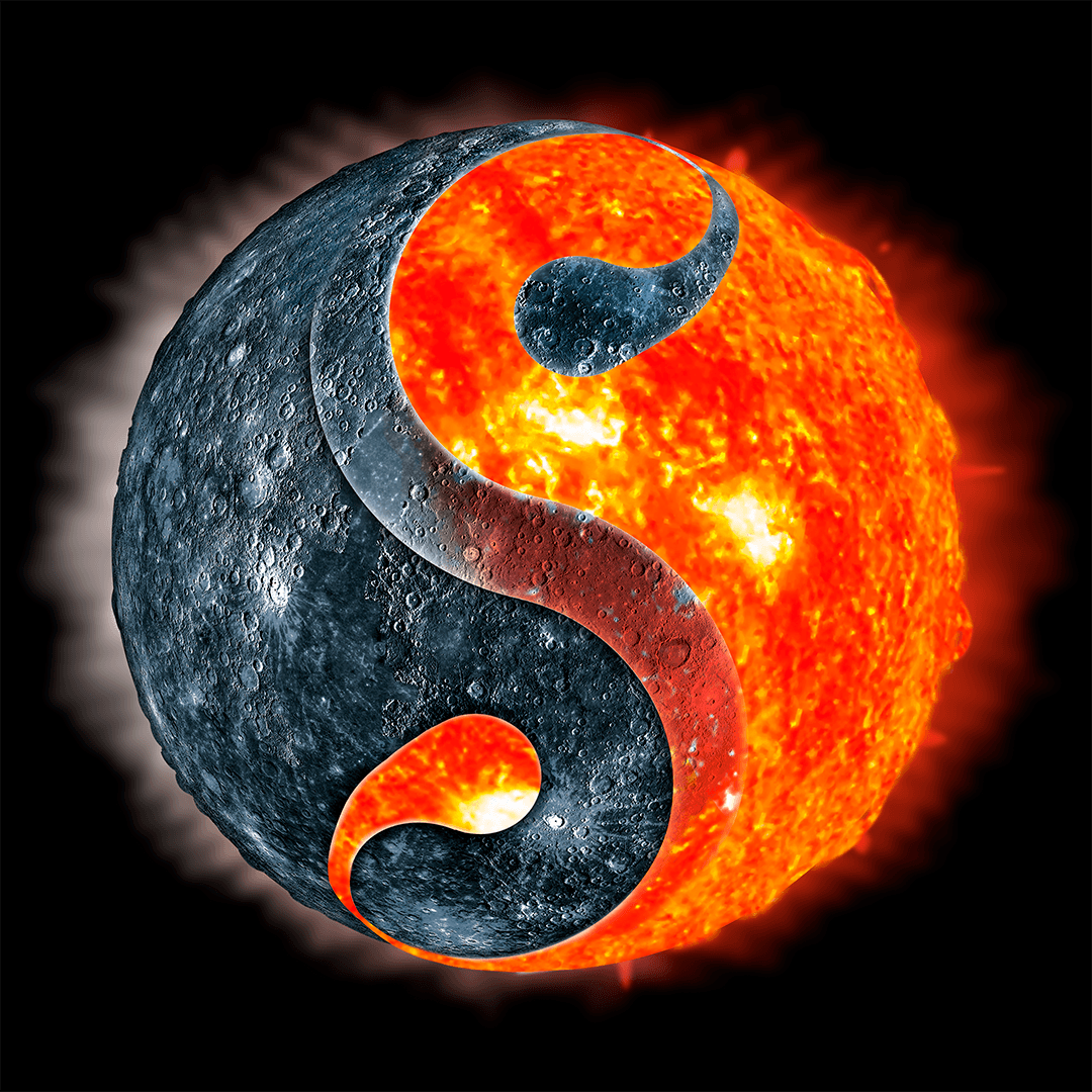 Illustration by Visuals Net under the name Opposites attract