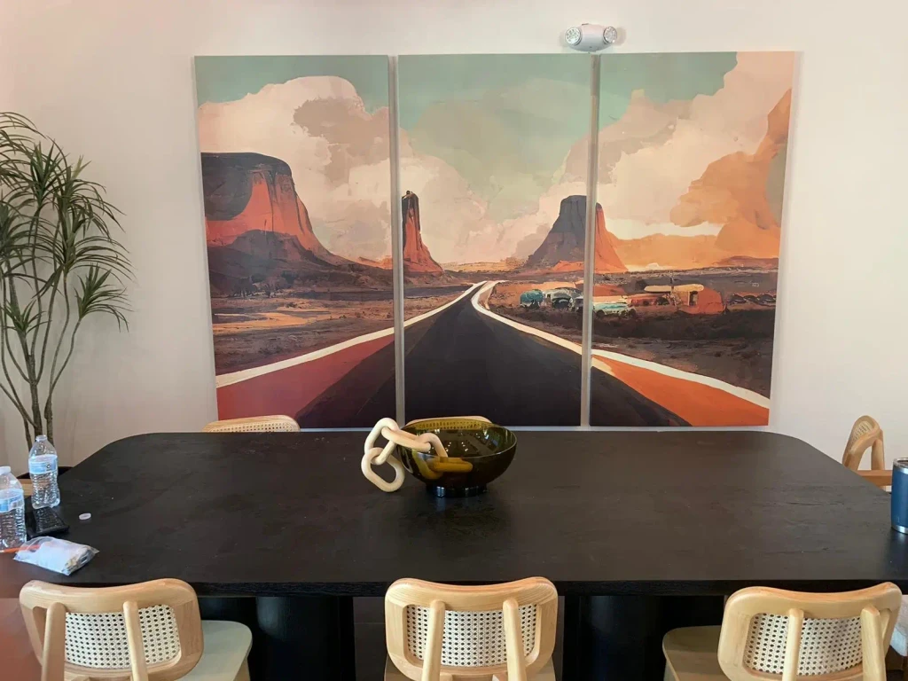 art hanging services
