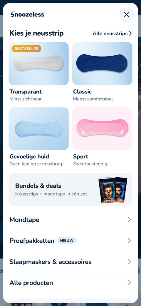 Snoozeless, ons redesign