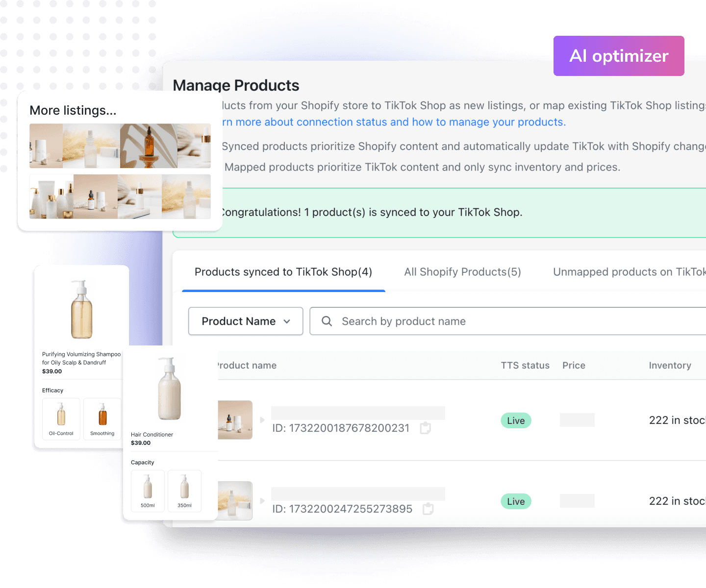 Product Inventory Sync Feature of ShoppeDance