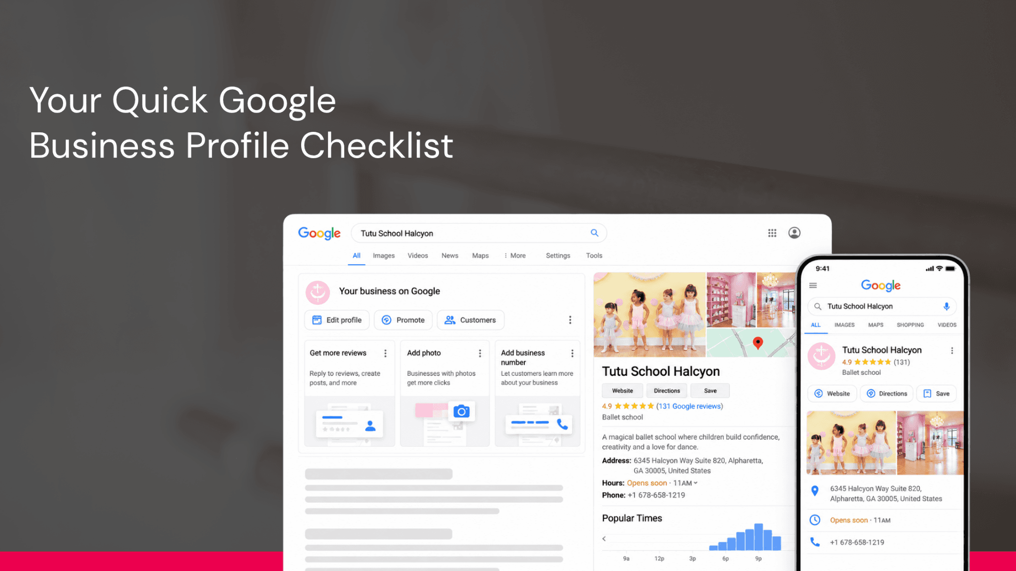 Your Quick Google Business Profile Checklist