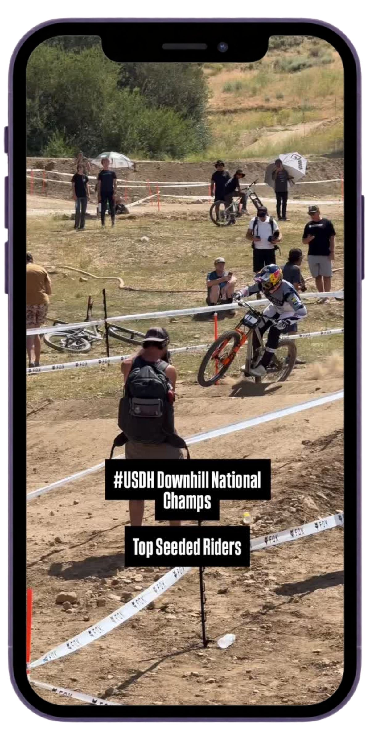 Pro Downhill Series phone creative