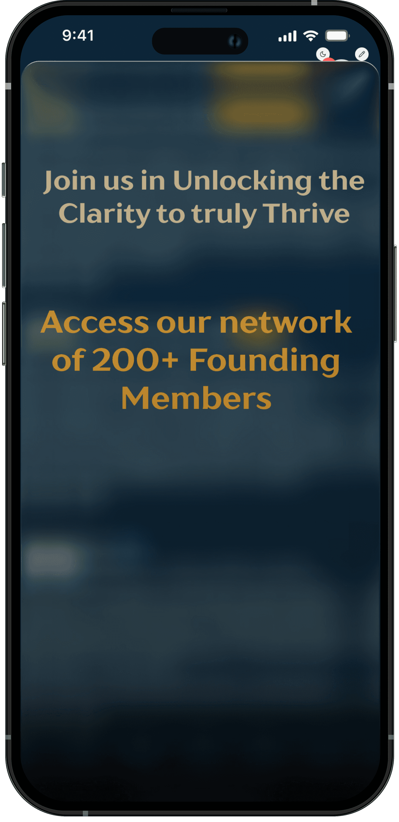 Phone with image of "Secure Your Spot" button 