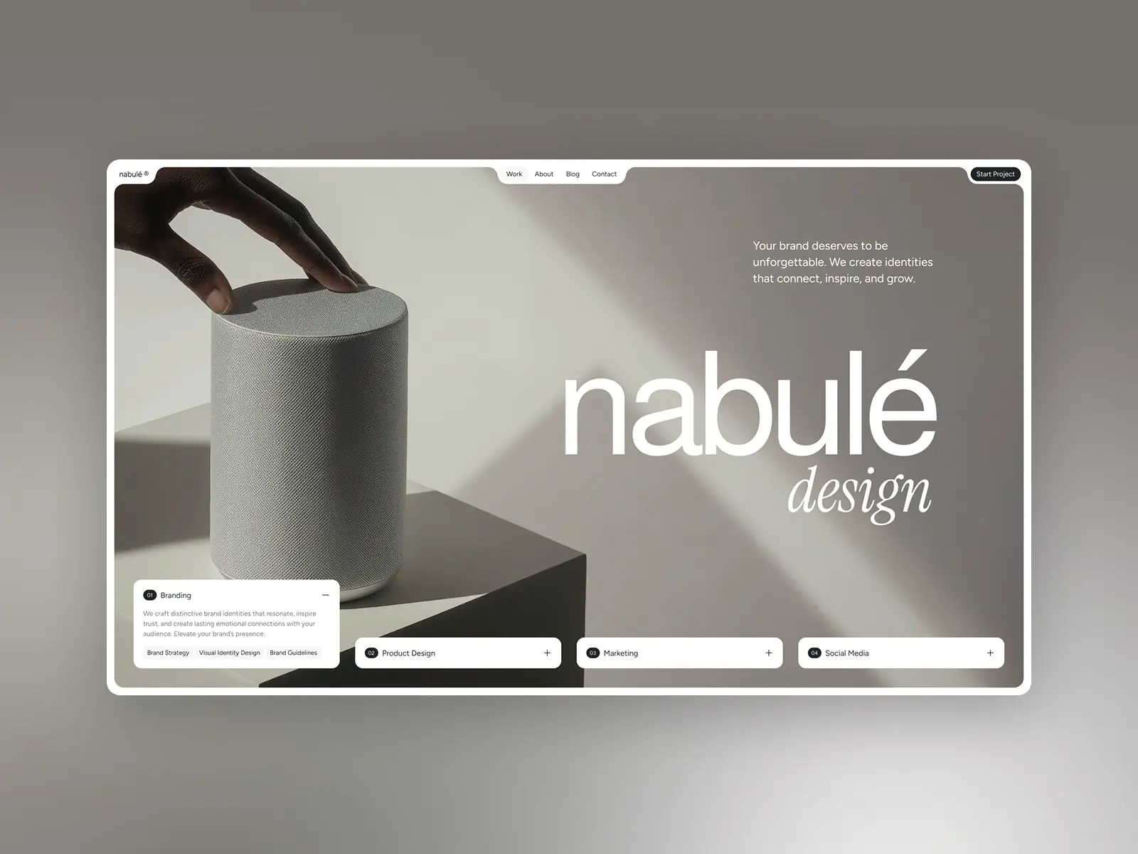 Nabulé - Agency Website Template - Preview