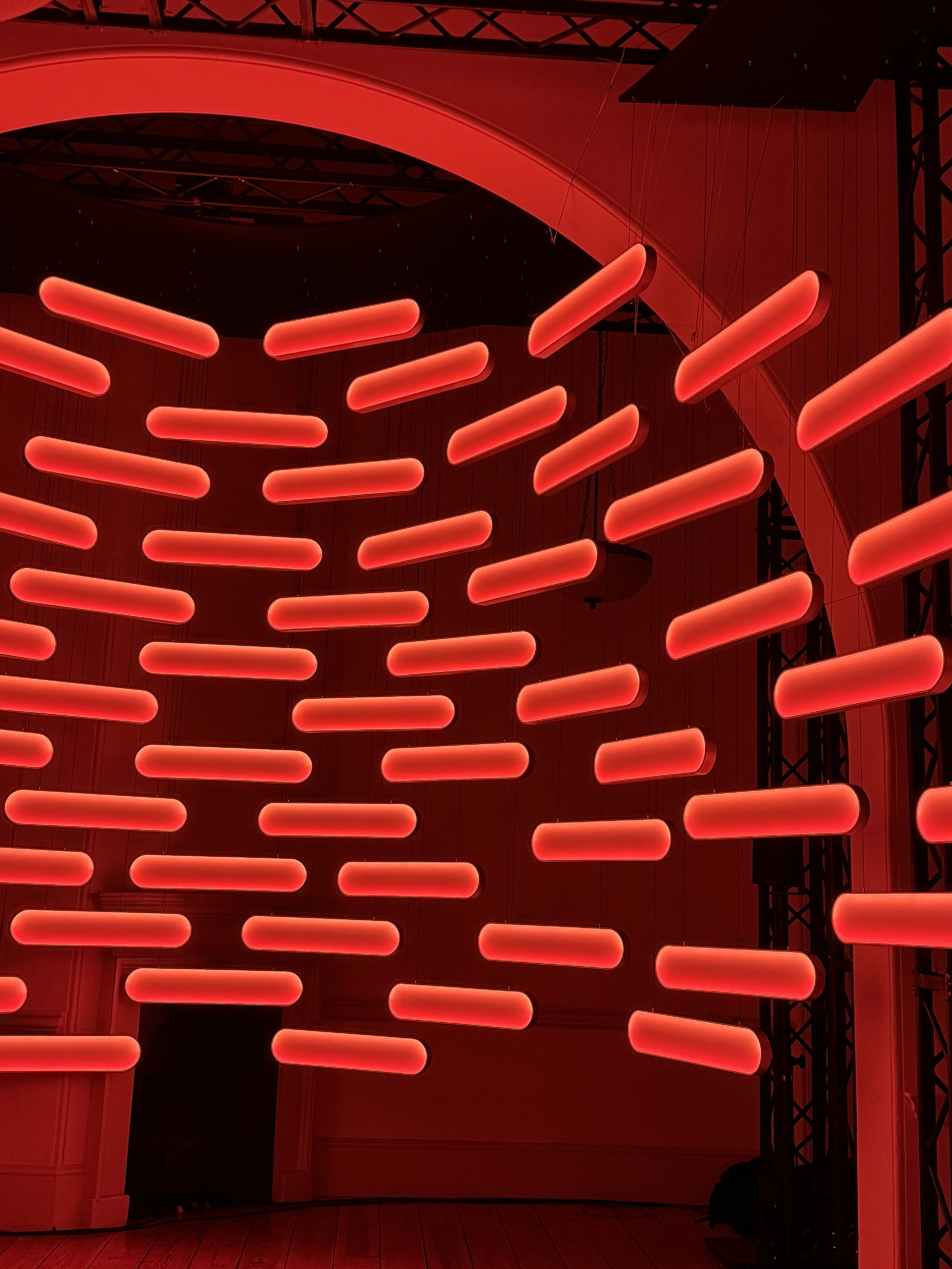 abstract orange butterfly with a light blue background