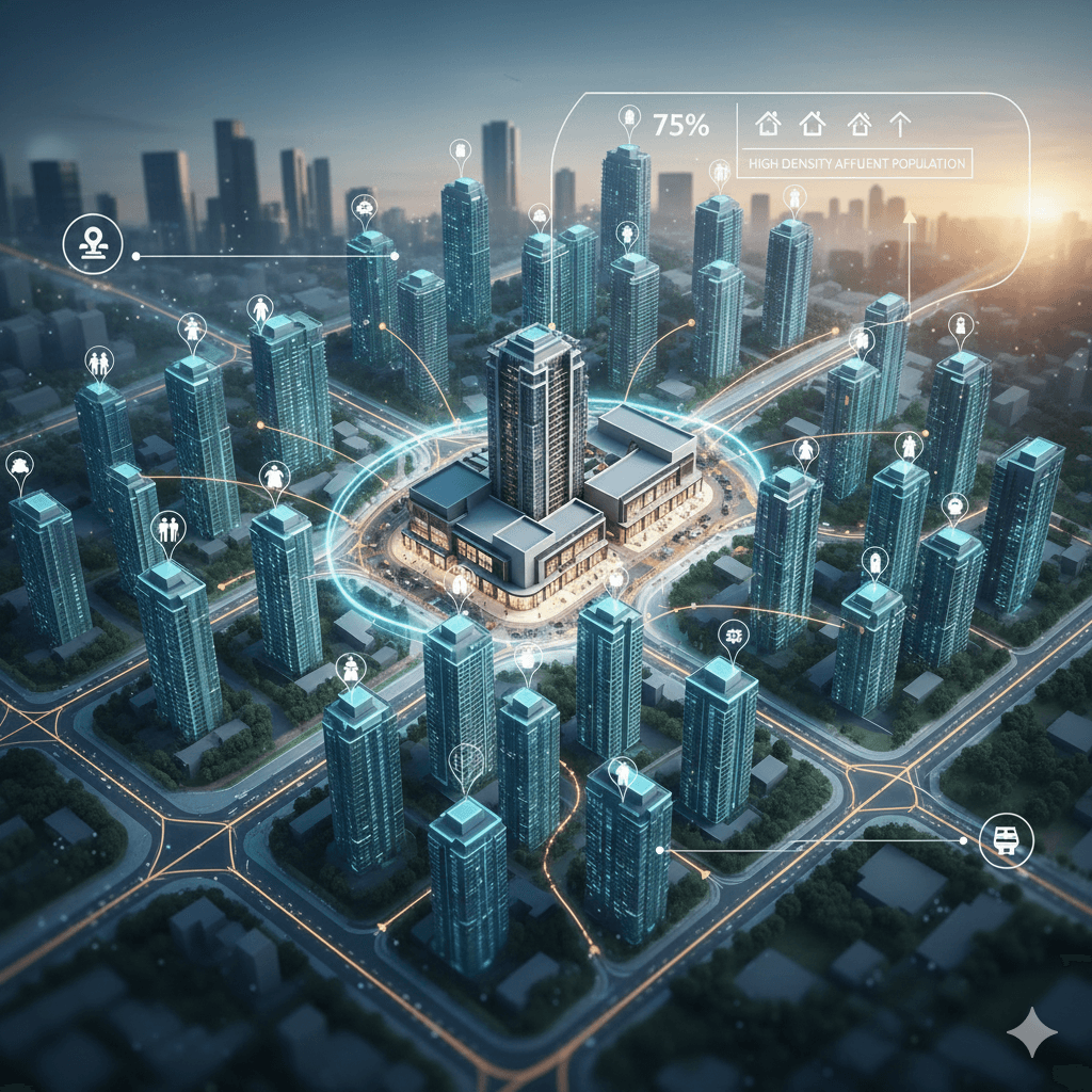 High-end residential catchment area commercial investment Gurugram