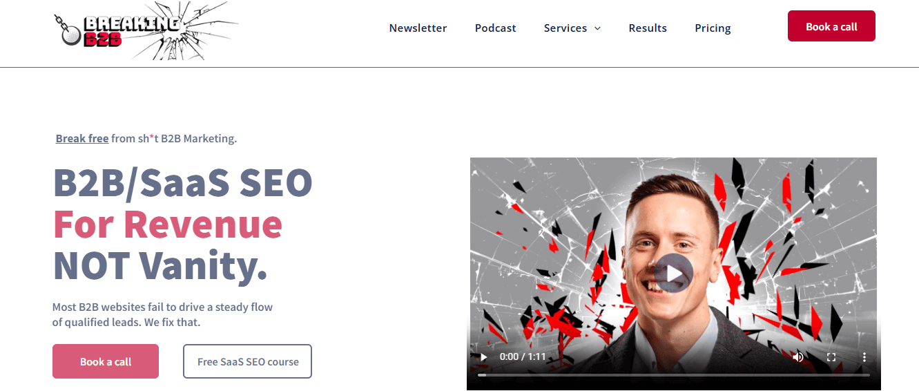 breaking b2b - SaaS SEO