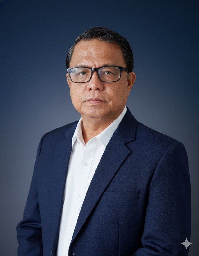 a young man wearing a white shirt with black letters on it