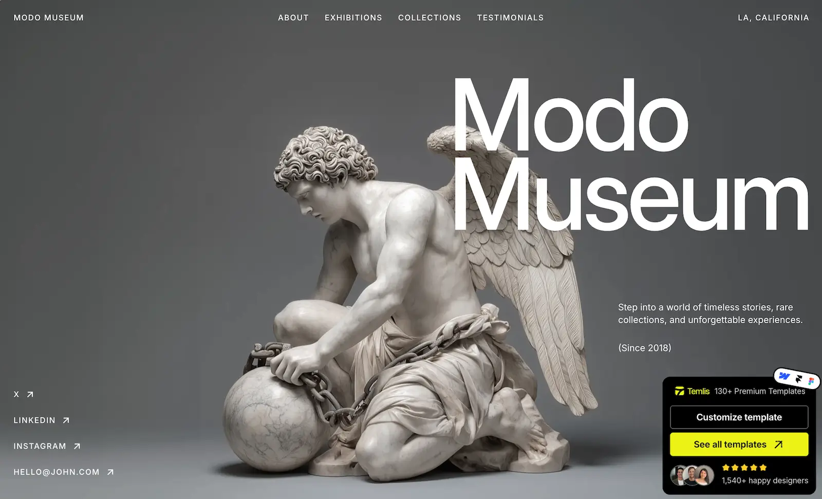 7 Best Website Free Templates for Stunning Sites in 2026 - Modo (Webflow)