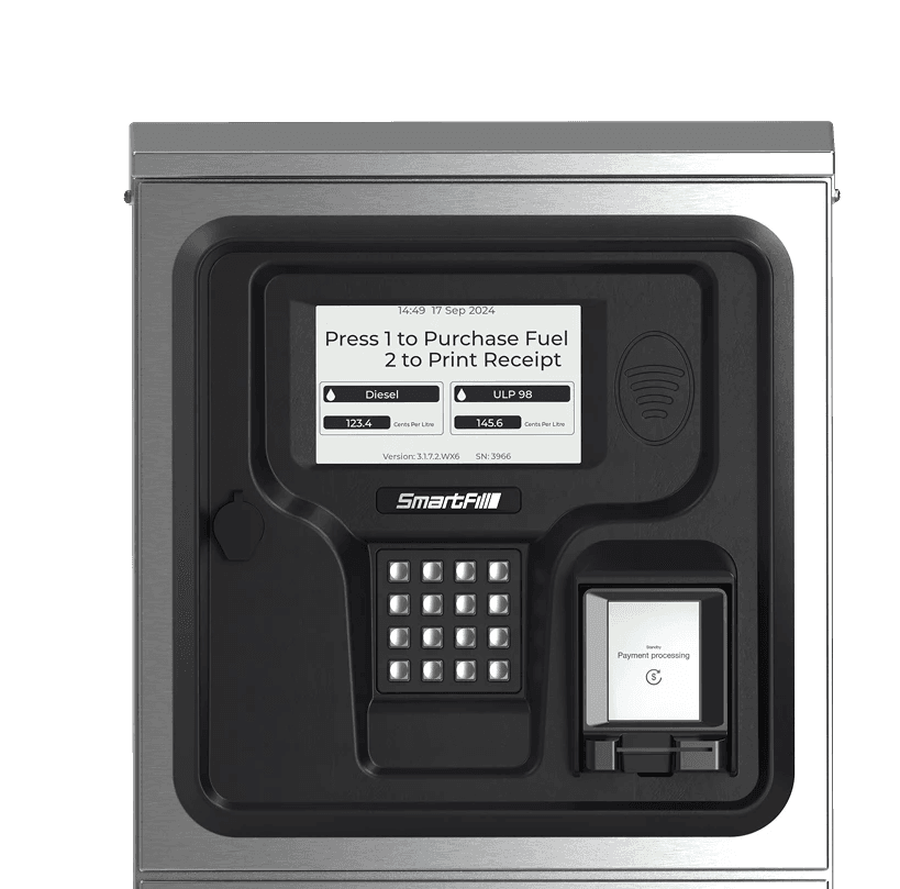 Remote payment terminal for onsite fuel transactions