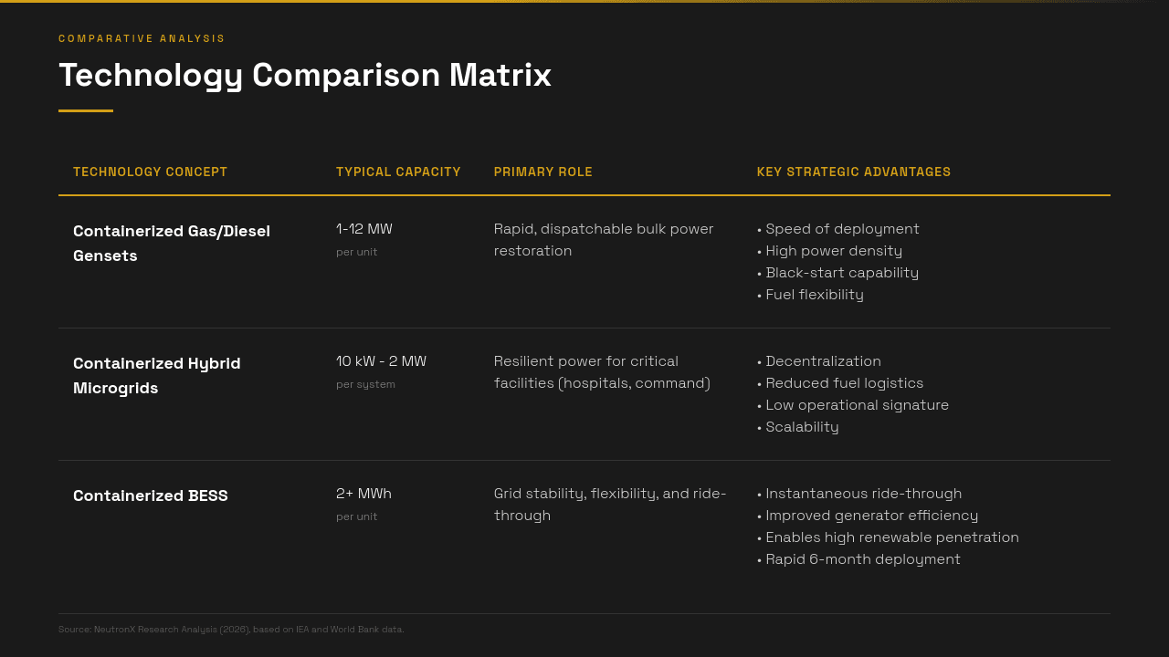 Technology Comparison
