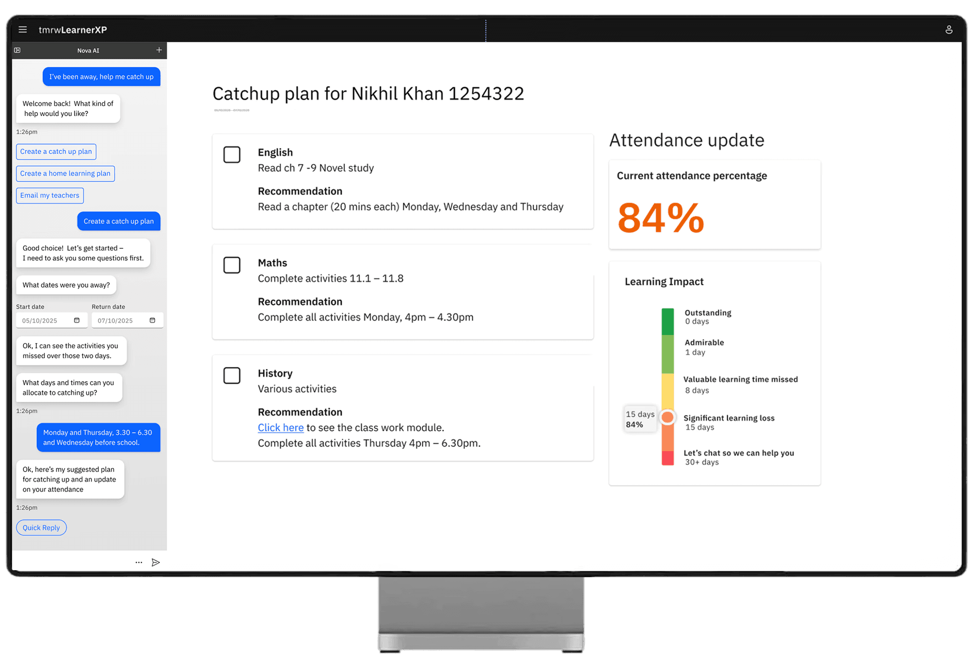 Educational Intelligence AI Platform Dashboard