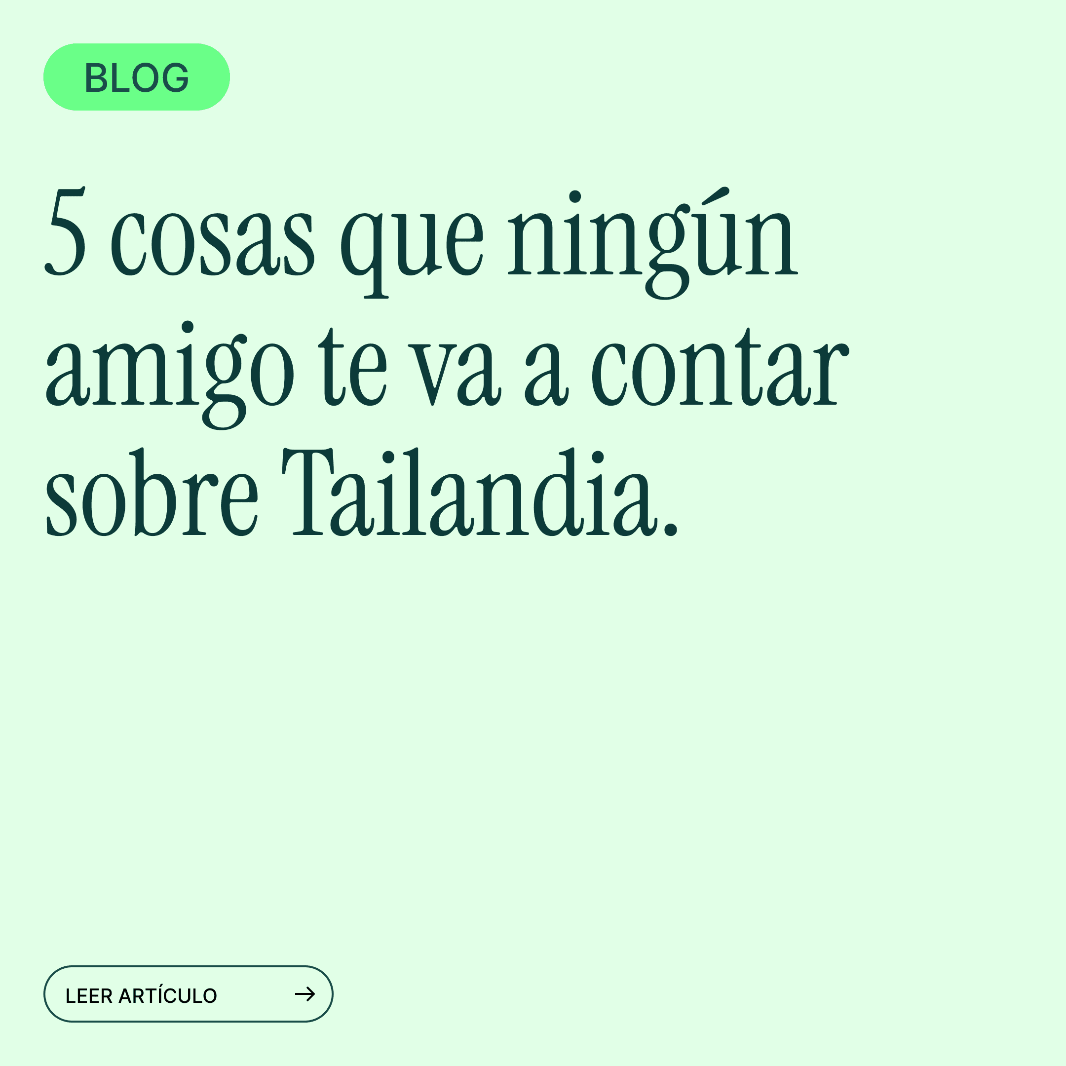 post tipo para Instagram