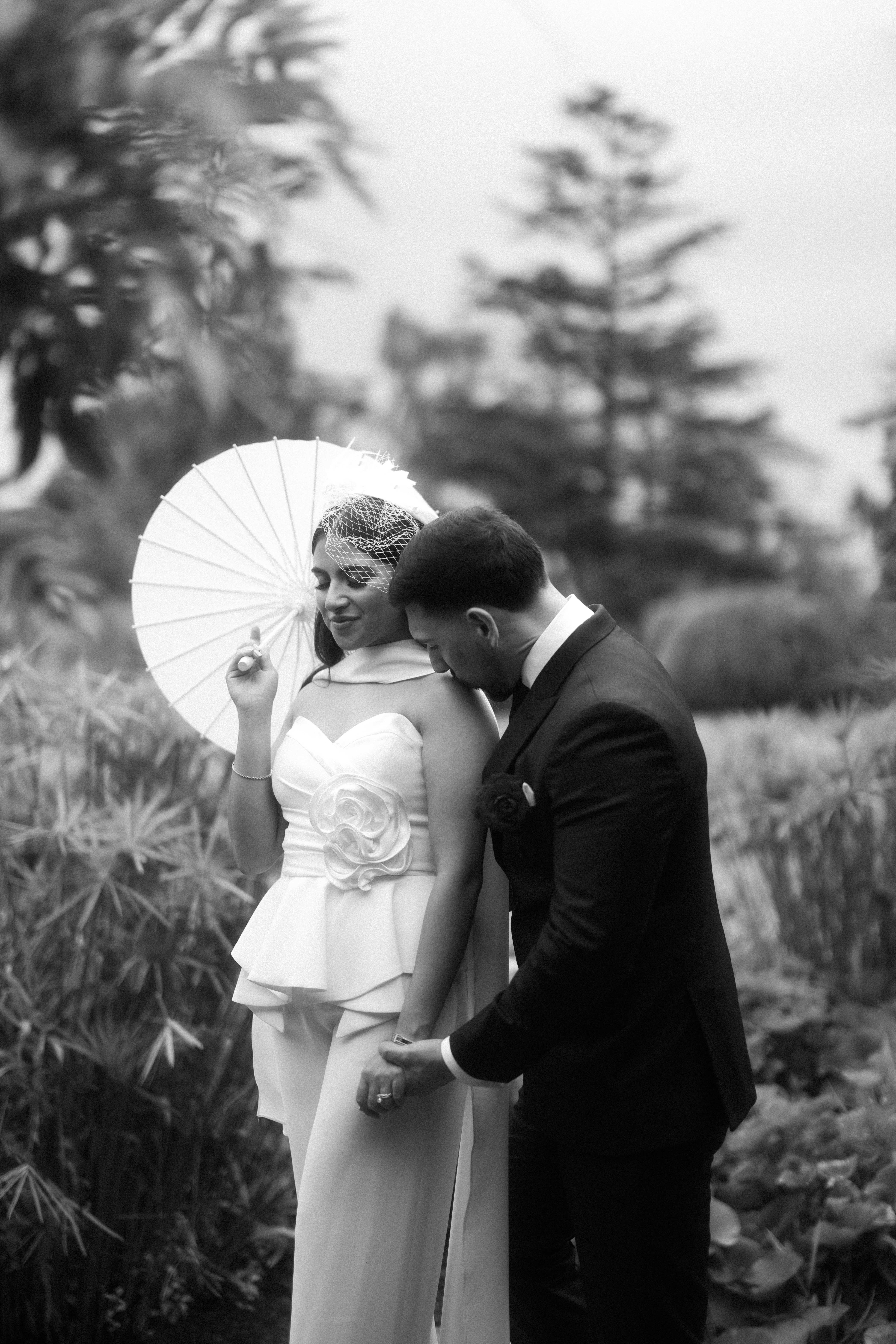 beautiful couple in nature