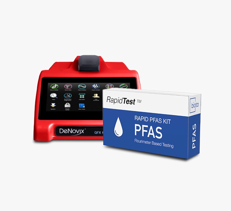 This is an image of the Biota RapidTest for PFAS kit.