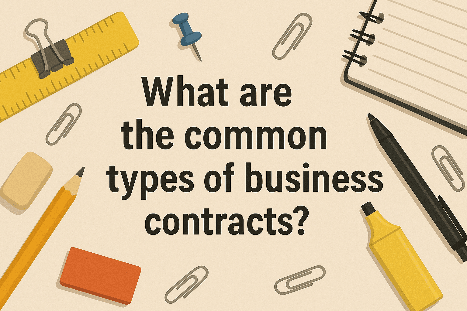 common types of business contracts