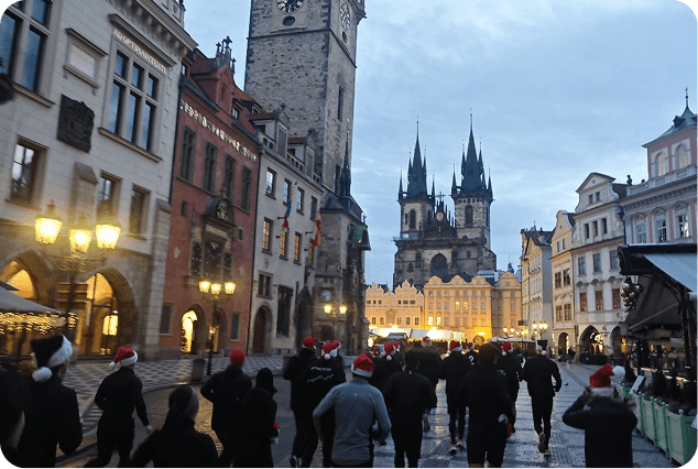 Running in Prague