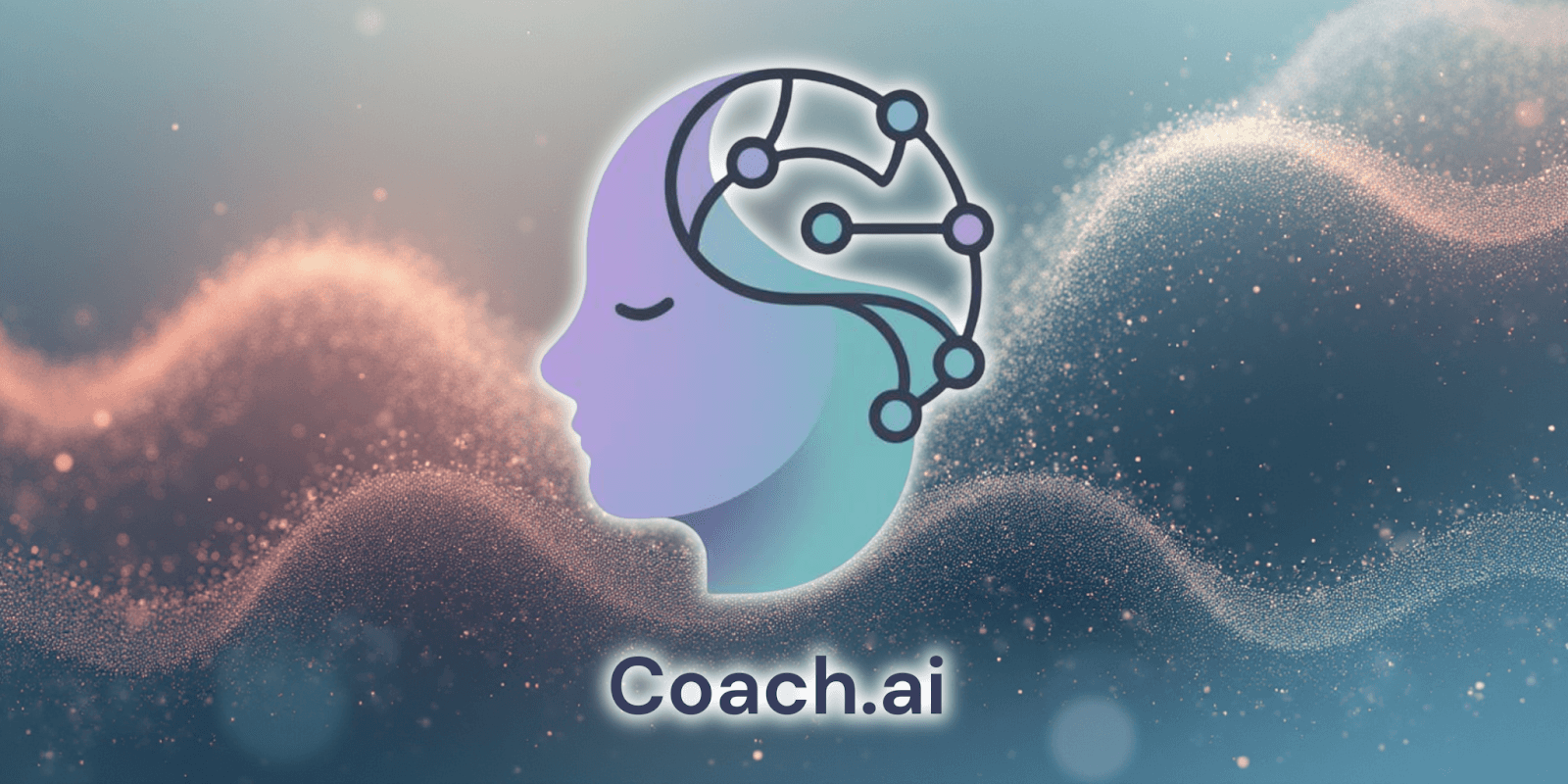 Coach AI logo representing personalized, emotionally intelligent coaching system, blending AI and human expertise for personal growth.