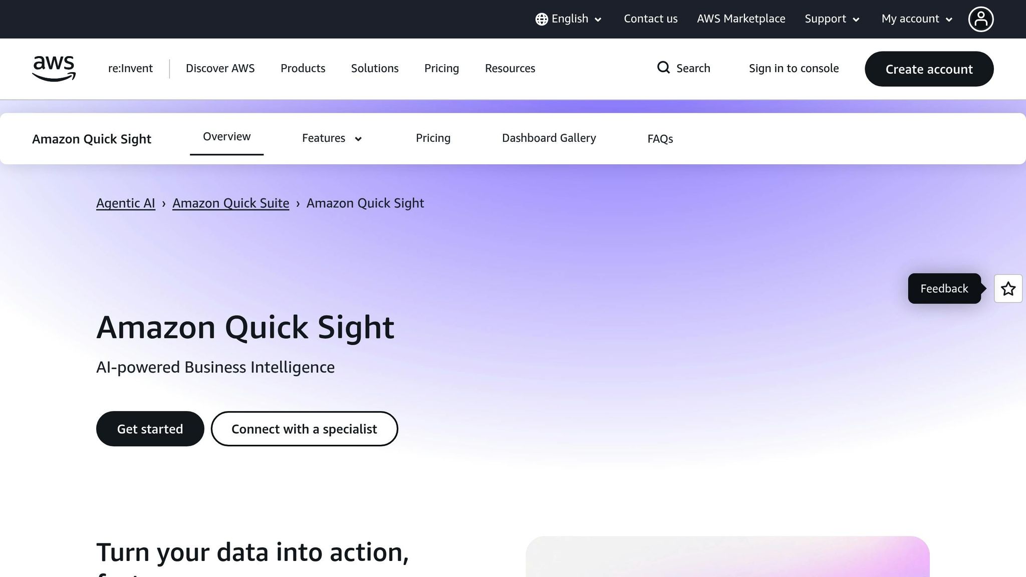 AWS QuickSight