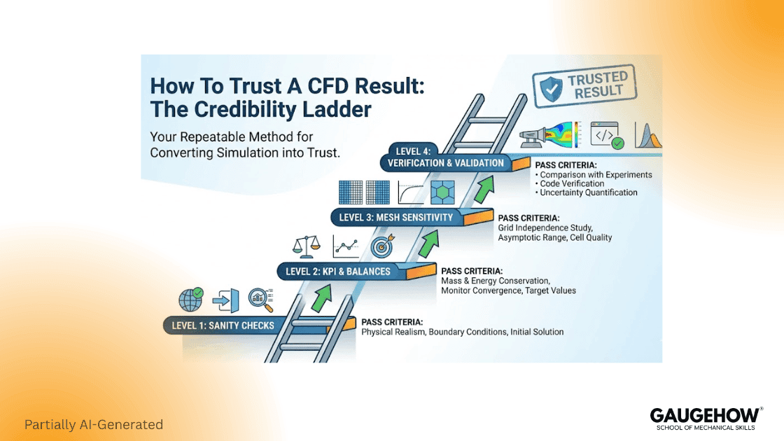 CFD credibility ladder verification validation steps
