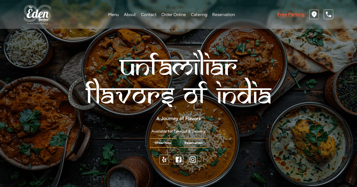The Eden Gardens (Indian Delicacy)