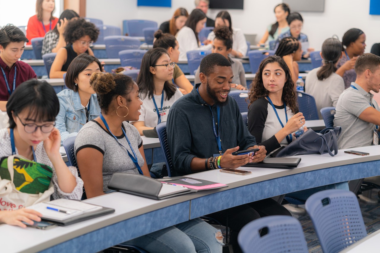 Developer working on a computer