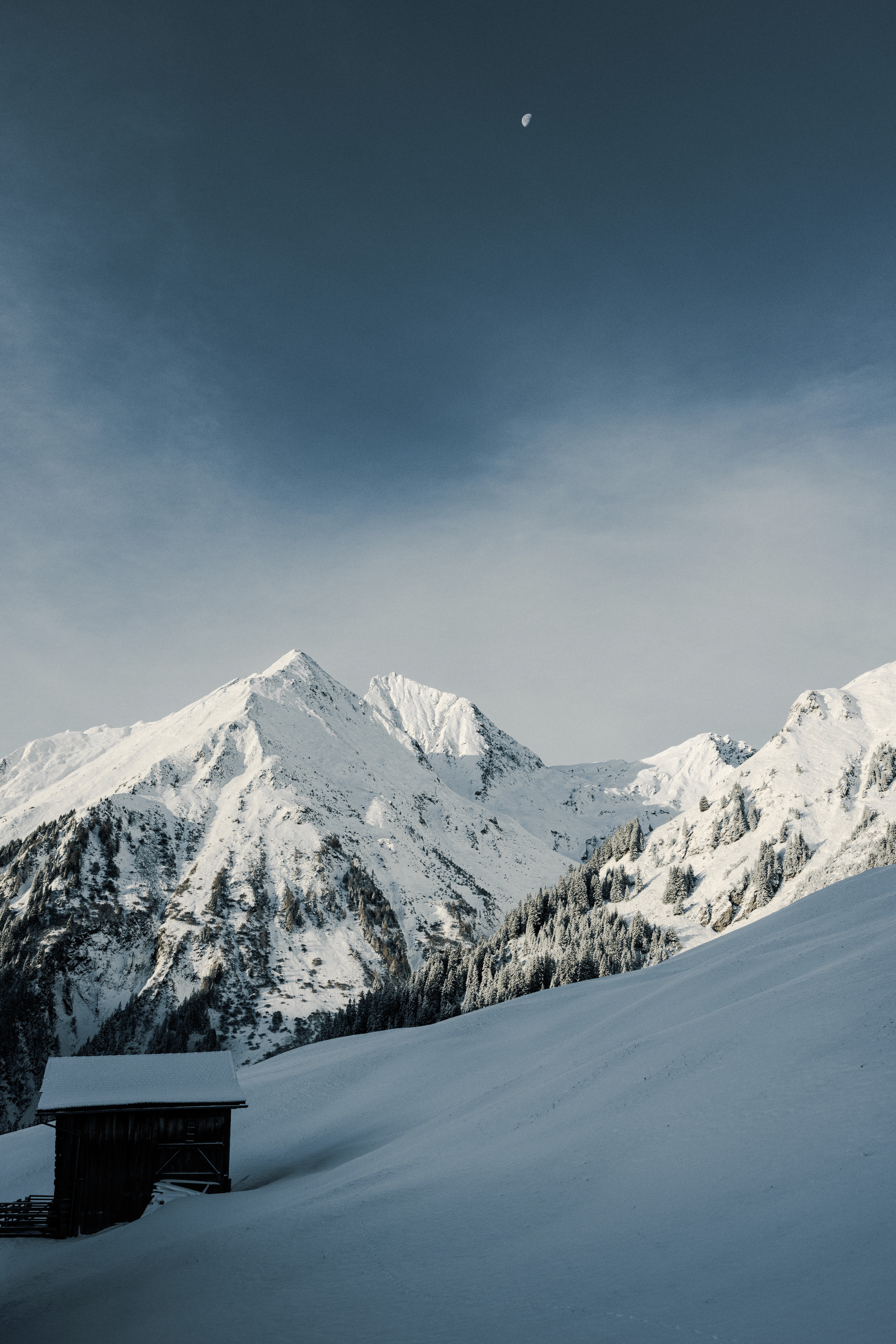 Mysterious woman in monochrome