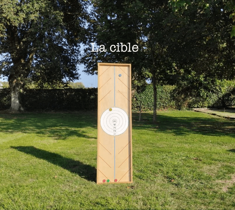 Jeu en bois la cible