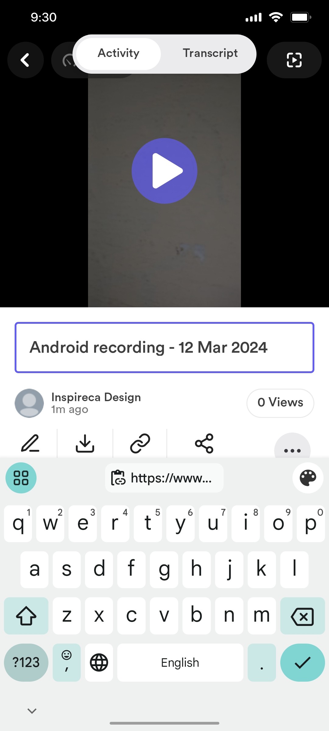 loom Edit Title screen