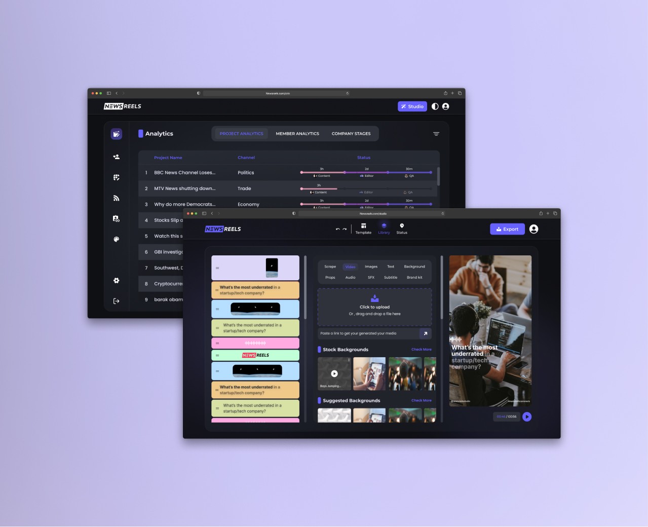 Currency App Dasboard