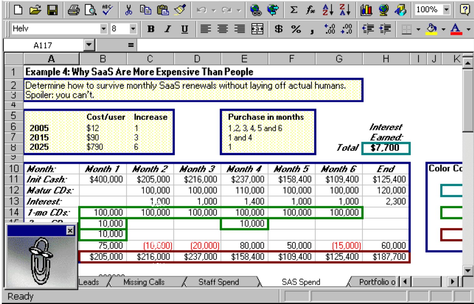 excel microsoft 95 screenshot