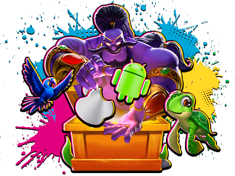 Multi-device support,and platform icons representing seamless play across devices
