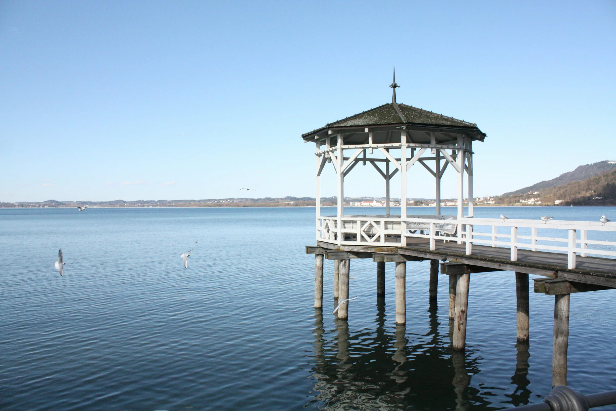 Bregenz, Musikpavillon am Bodensee-Steg