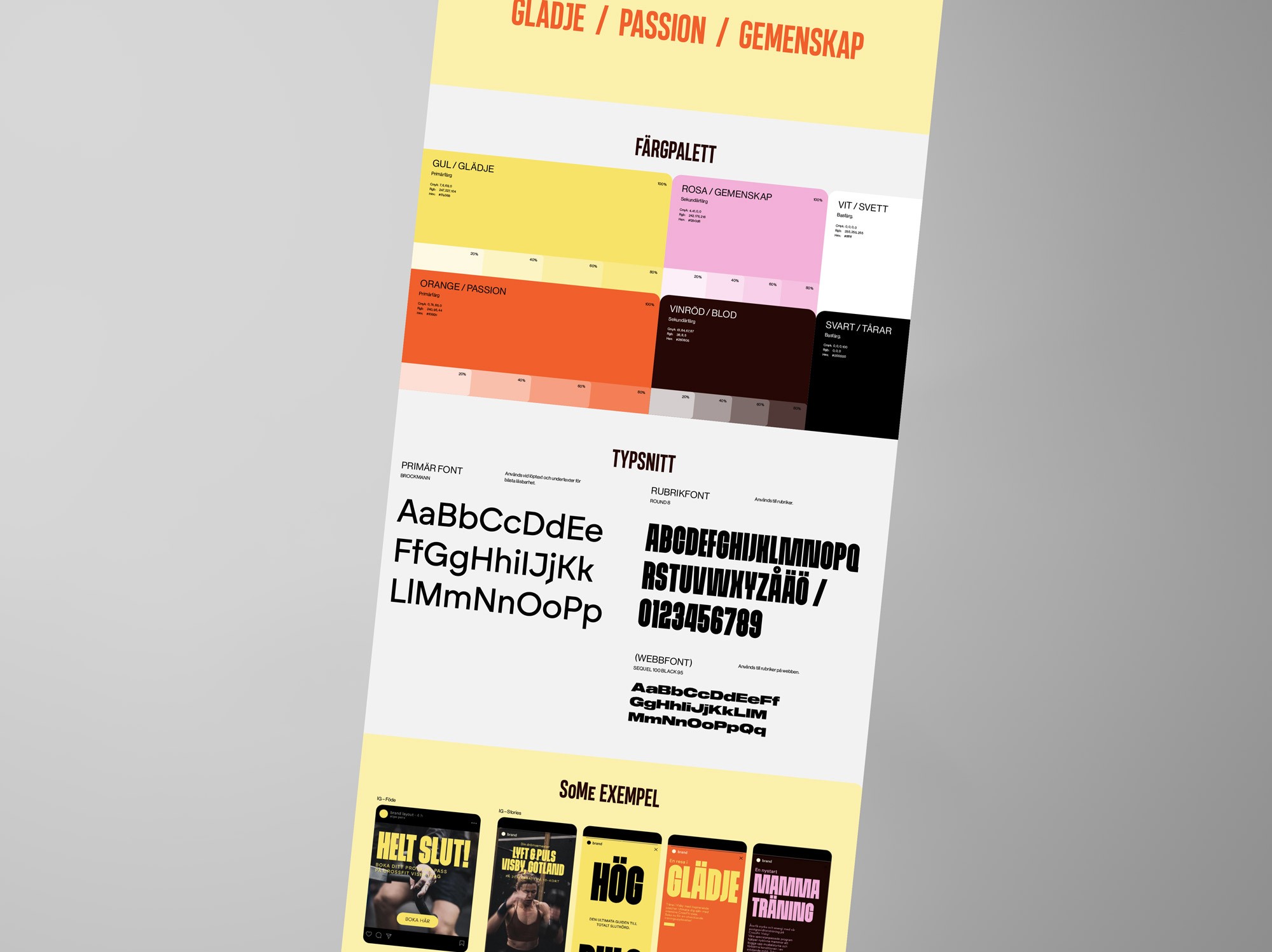 crossfit visby visual identity