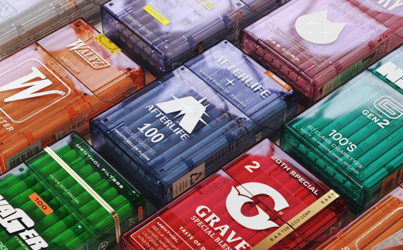 Group of men surfing