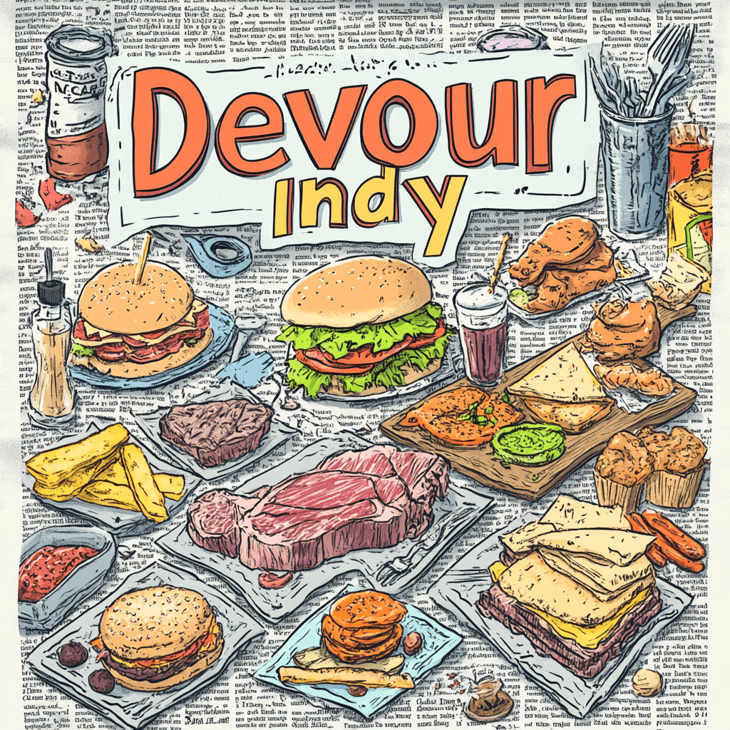 An image of a stylized Devour Indy