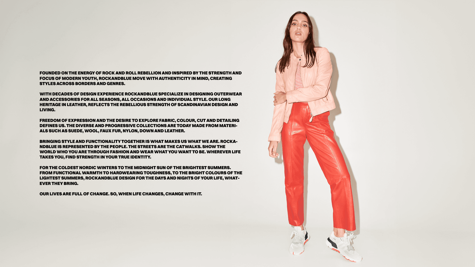 Rockandblue photo shoot with copywriting