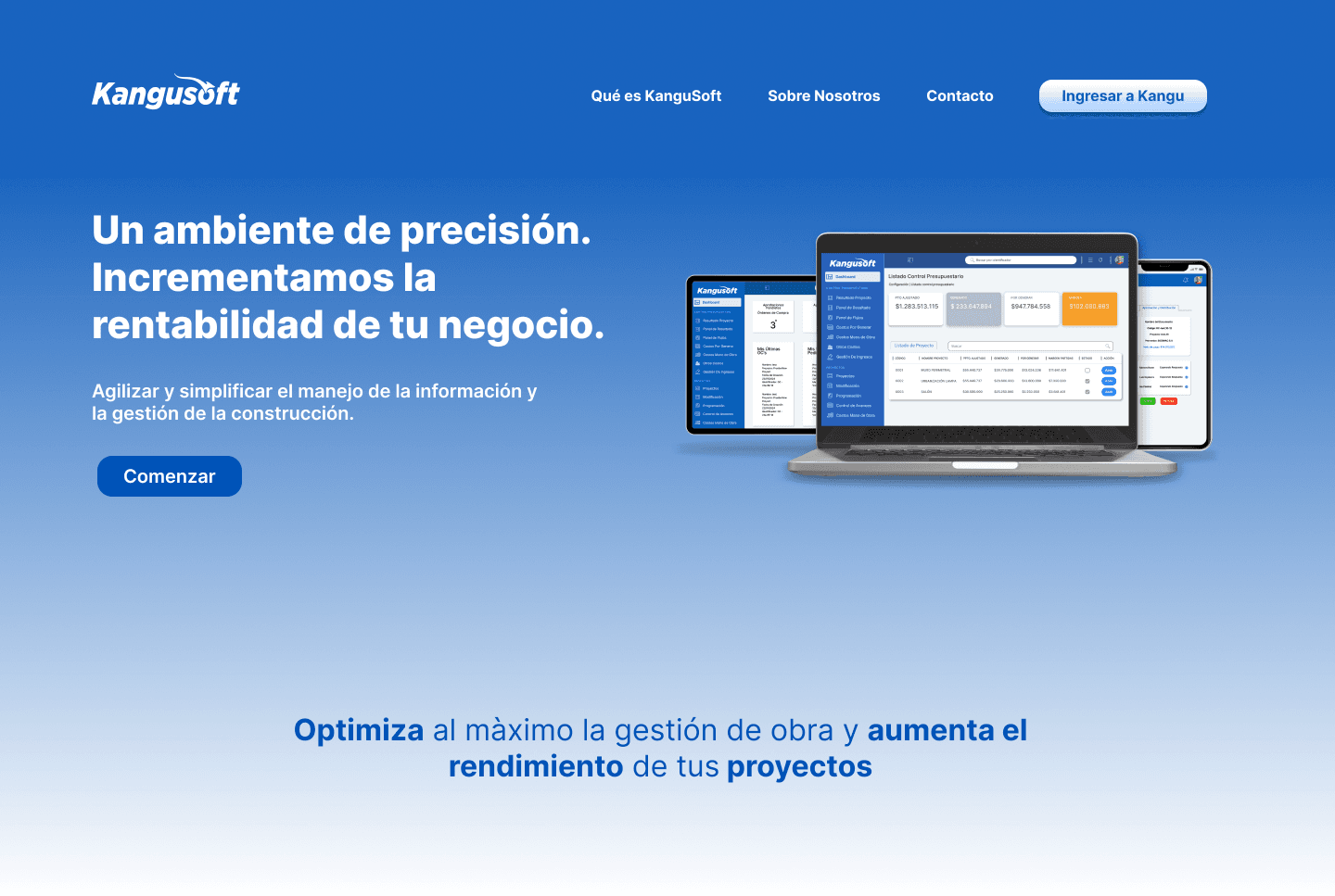 cliente kangusoft sitio web