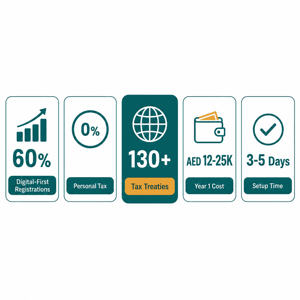 Infographic: Online Business Setup in Dubai