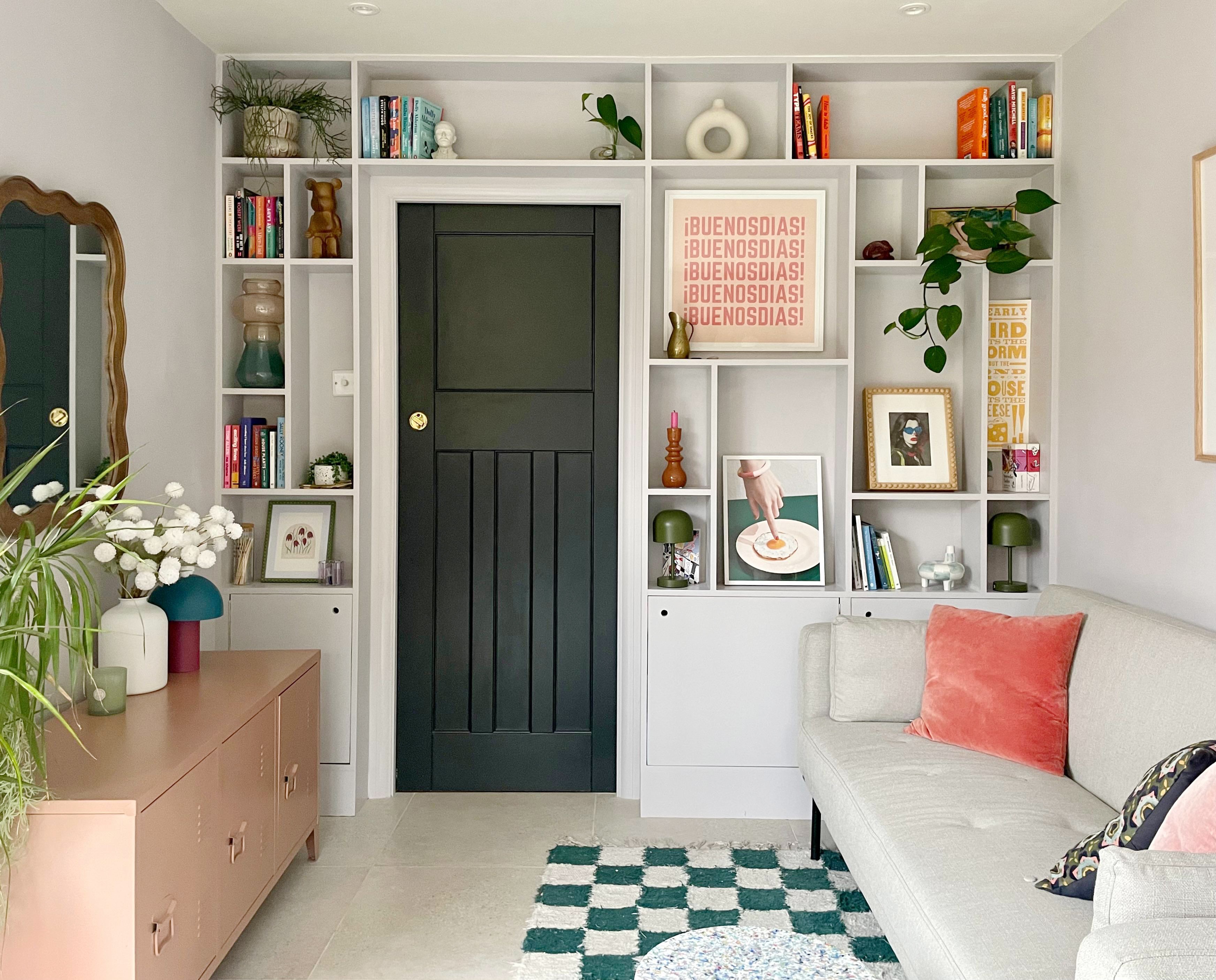 Bric-a-brac feature wall