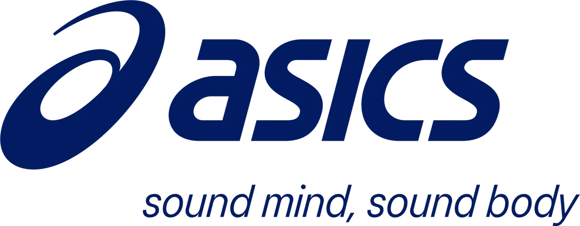 Asics Group logo, industrial customer using autonomous inventory drones